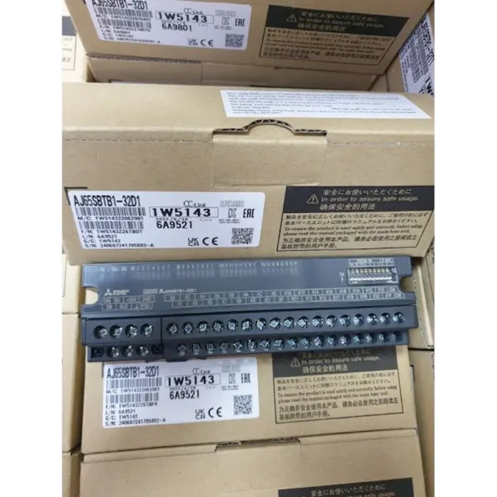 Modul Input cclink (hàng tháo máy) - AJ65SBTB1-32D1 – Mô đun I/O CC-Link 32DI, DC S/S, 0.2ms Mitsubi
