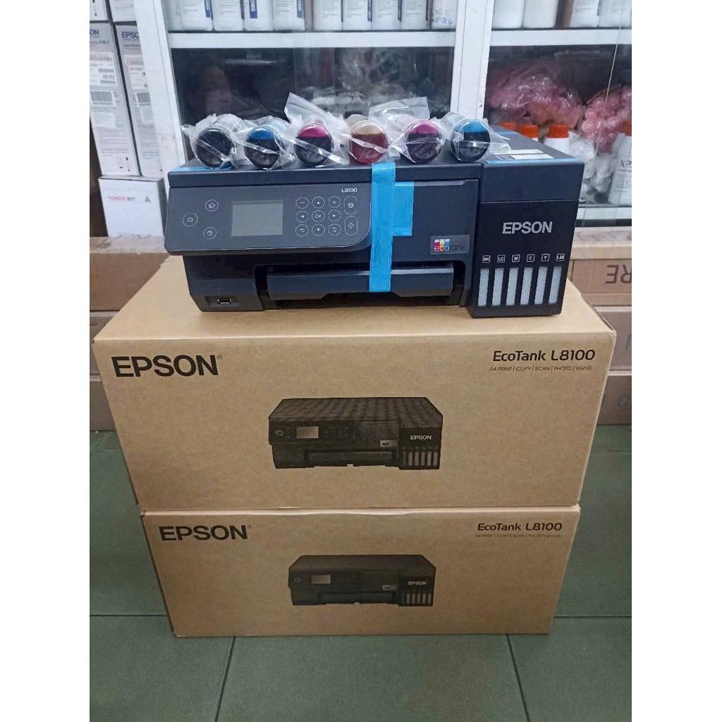 Máy in phun màu đa chức năng Epson L8100 (In | Copy | Scan | A4 | A5 | USB | WIFI)