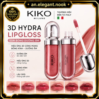Son bóng 𝕂𝕀𝕂𝕆 Milano 3D Hydra Lipgloss chính hãng dưỡng ẩm môi căng mọng, bóng mịn không bết dính