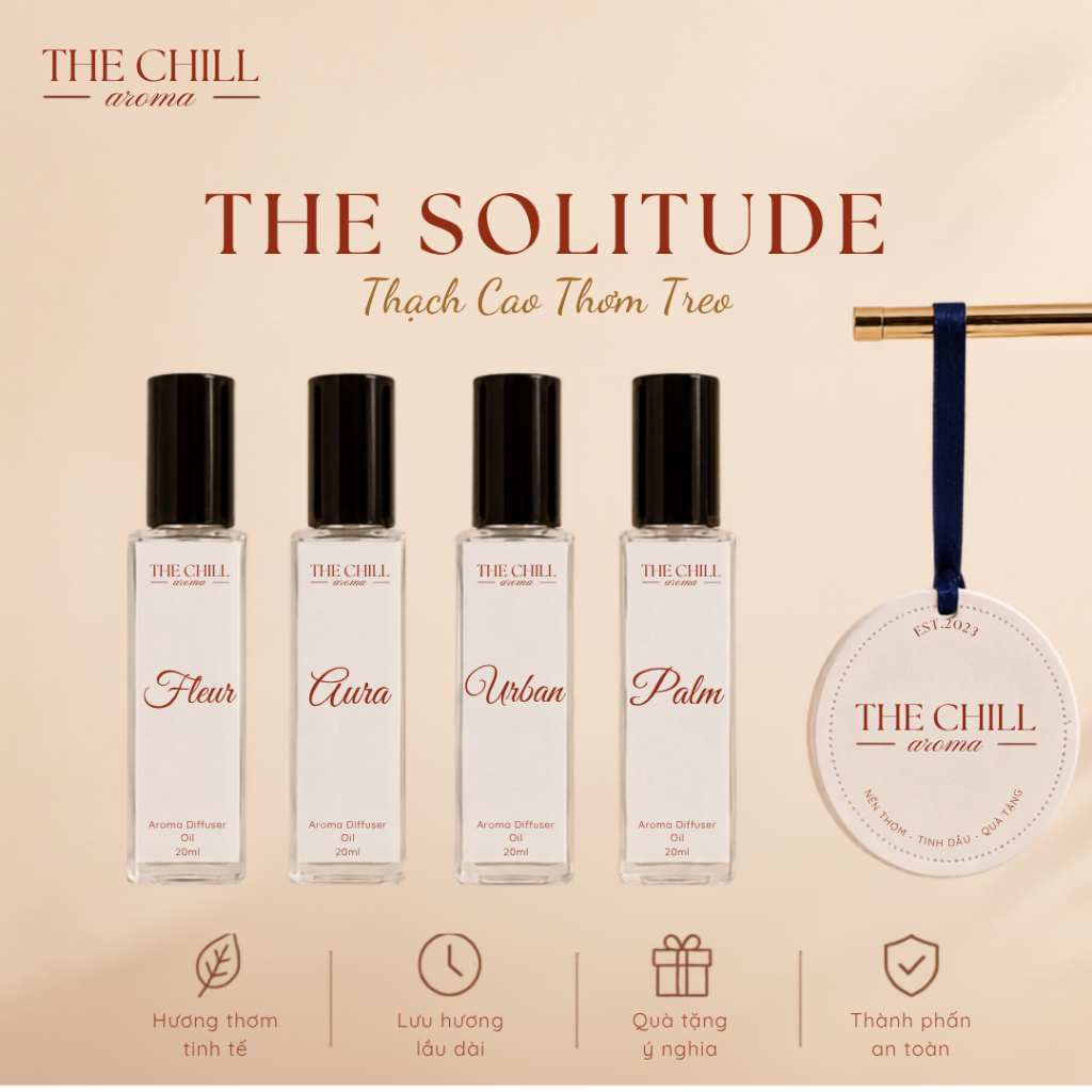 Aroma Charm - Thạch Cao Thơm Treo Tủ Quần Áo & Ô Tô | The Chill Aroma
