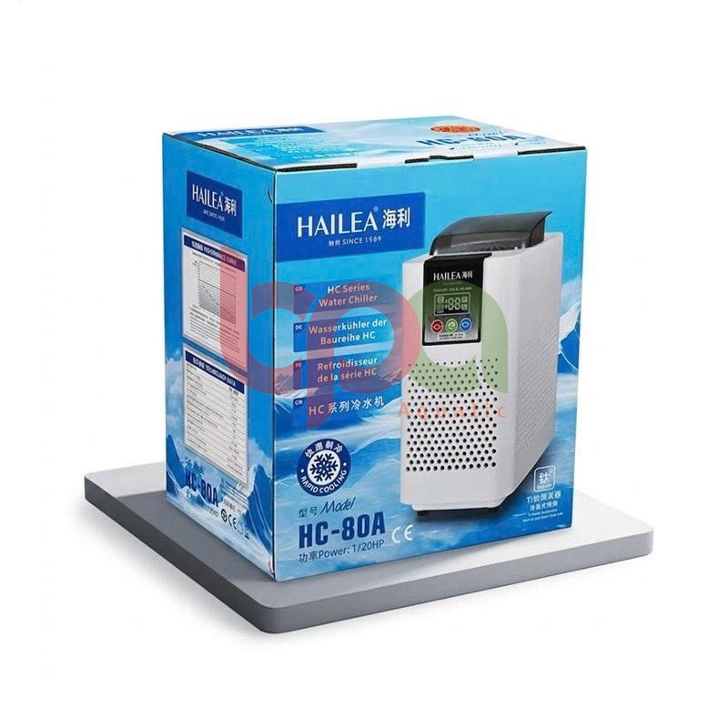 CHILLER MINI HAILEA HC 80A - MÁY LÀM LẠNH NƯỚC CHO HỒ CÁ CẢNH BIỂN THỦY SINH