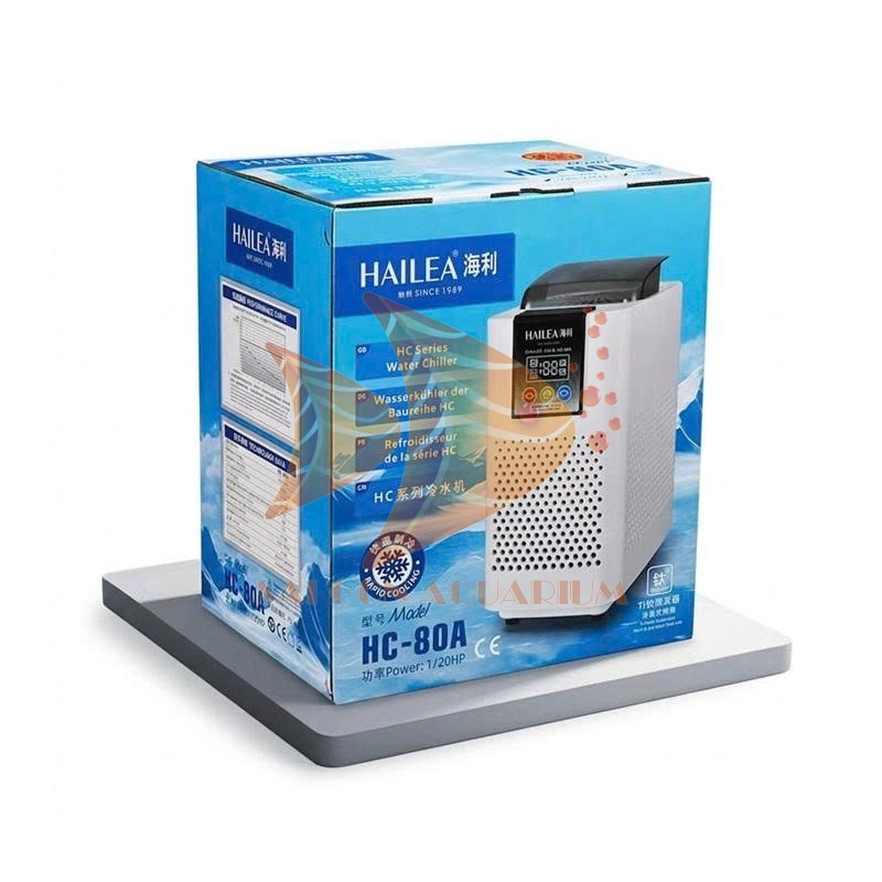 CHILLER MINI HAILEA HC 80A - MÁY LÀM LẠNH NƯỚC CHO HỒ CÁ CẢNH BIỂN THỦY SINH HC80A