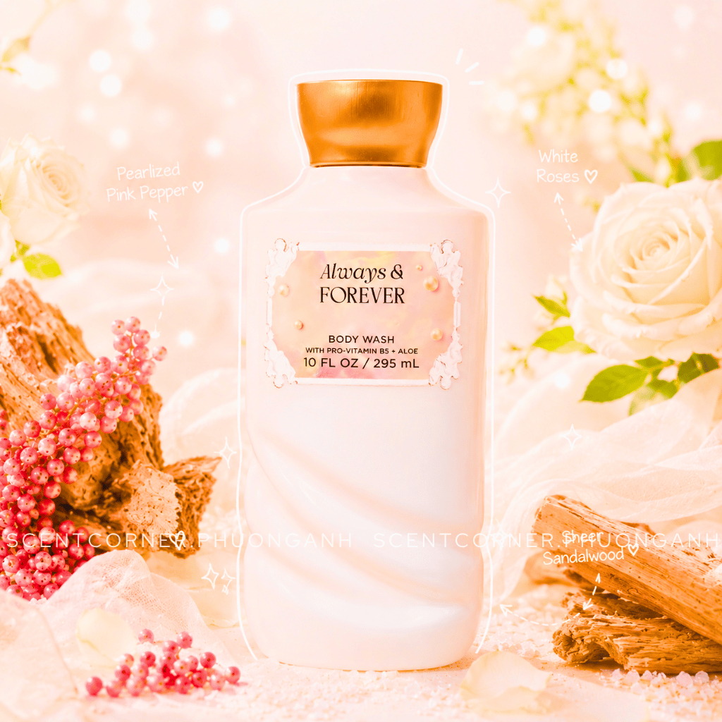 ALWAYS & FOREVER | Bộ sản phẩm Body Mist - Lotion - Sữa Tắm