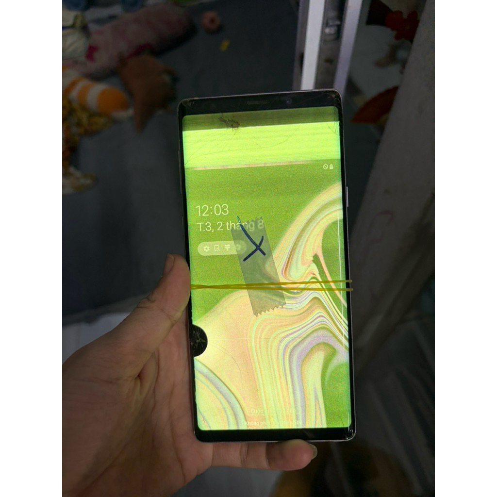 xác điện thoại samsung note 9 bản việt hư màn hình