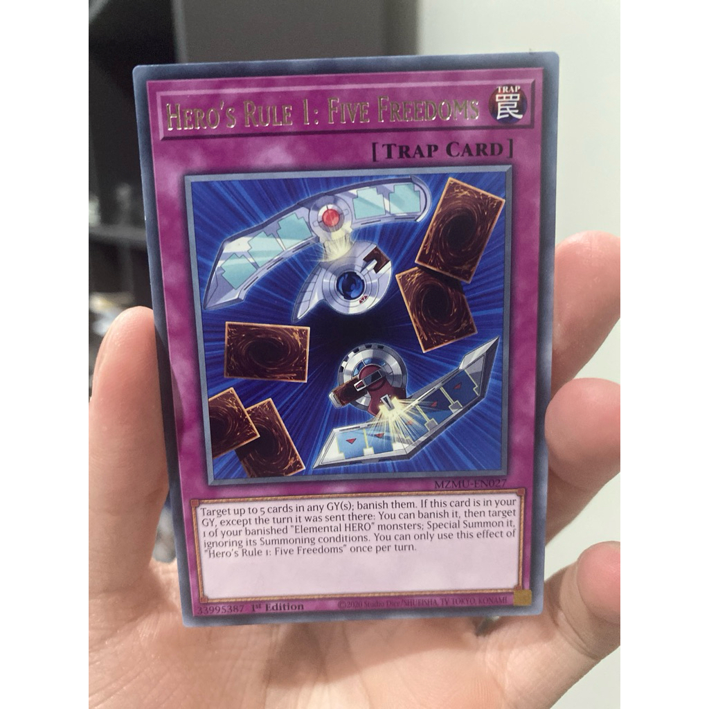 Hero’s Rule 1: Five Freedoms - Rare TCG UK - MZMU-EN