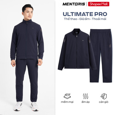 Bộ Quần Áo Gió Nam MENTORIS Premium Activewear, Form Thể Thao Hiện Đại, Co Giãn Linh Hoạt MCBG25W018