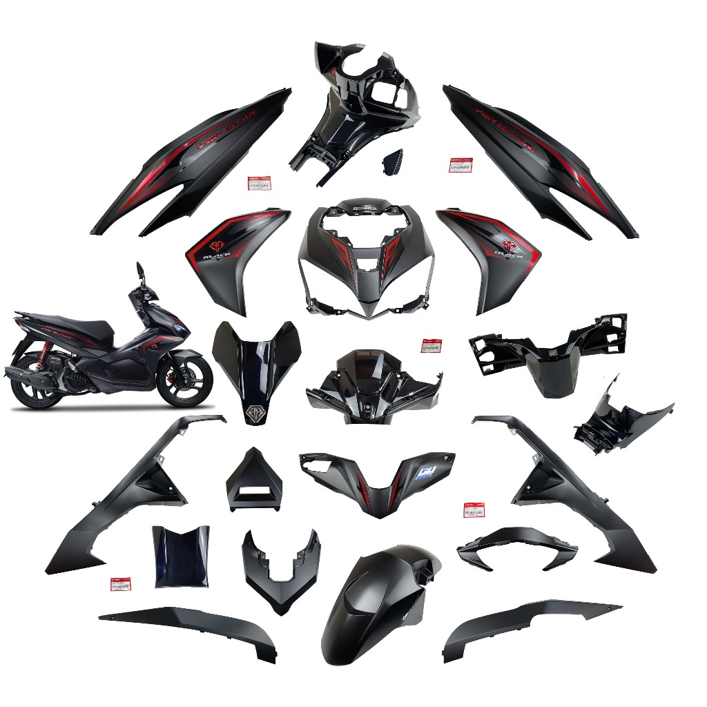 [MÓN LẺ] Dàn áo AB 125 2019 màu Đen Nhám Đặc Biệt, Air Blade 125 2016 2017 2018 chính hãng