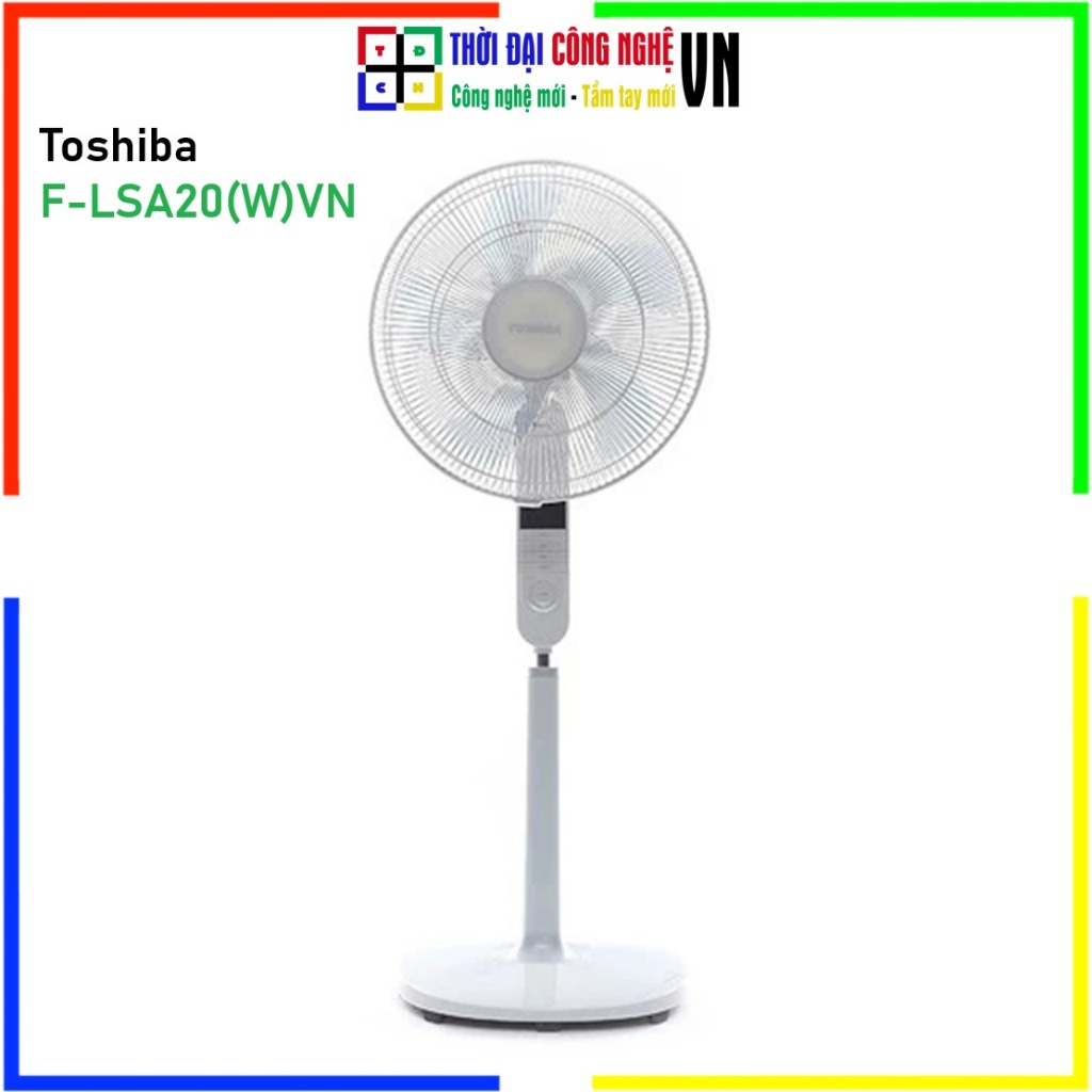 Quạt Cây Đứng Toshiba F-LSA20(W)VN F-LSA20(H)VN Chính Hãng Bảo Hành 12 Tháng - Quạt Máy Có Điều Khiể
