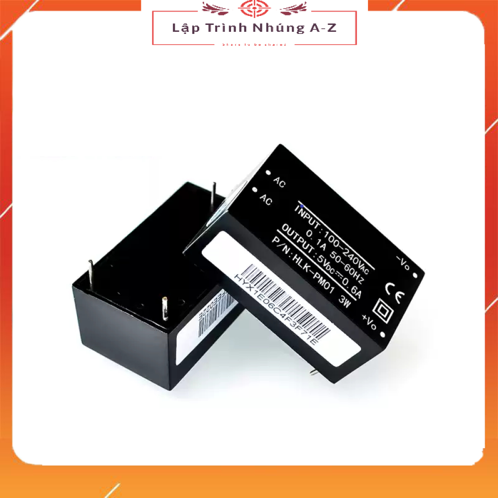 [Lập Trình Nhúng A-Z][G191] Module Cấp Nguồn Mini HLK-PM01 HLK-PM03 HLK-PM12 AC-DC 220V