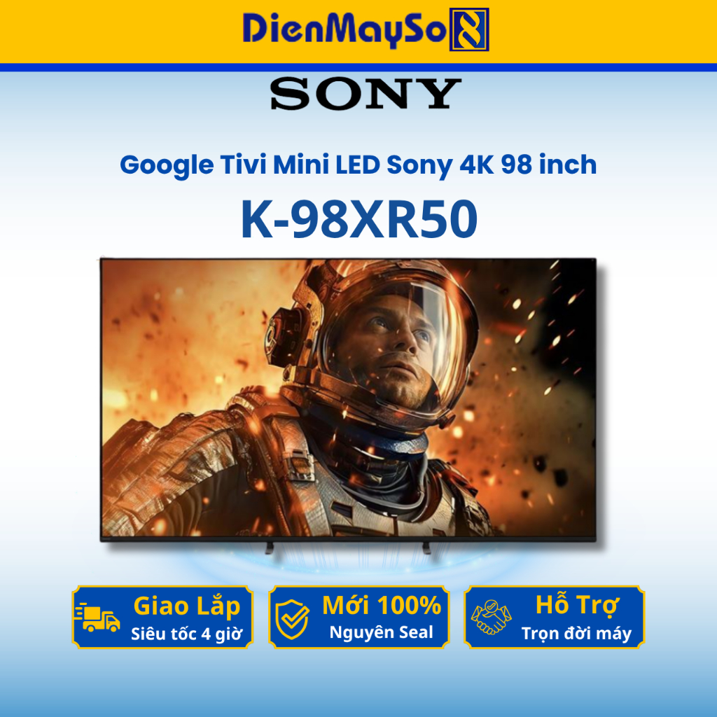 Google Tivi Mini LED Sony 4K 98 inch K-98XR50