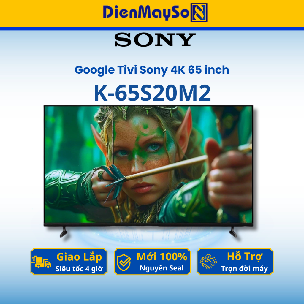 Google Tivi Sony 4K 65 inch K-65S20M2