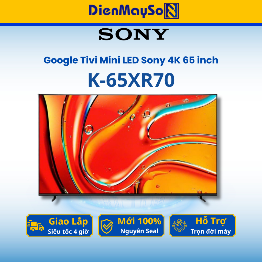 Google Tivi Mini LED Sony 4K 65 inch K-65XR70
