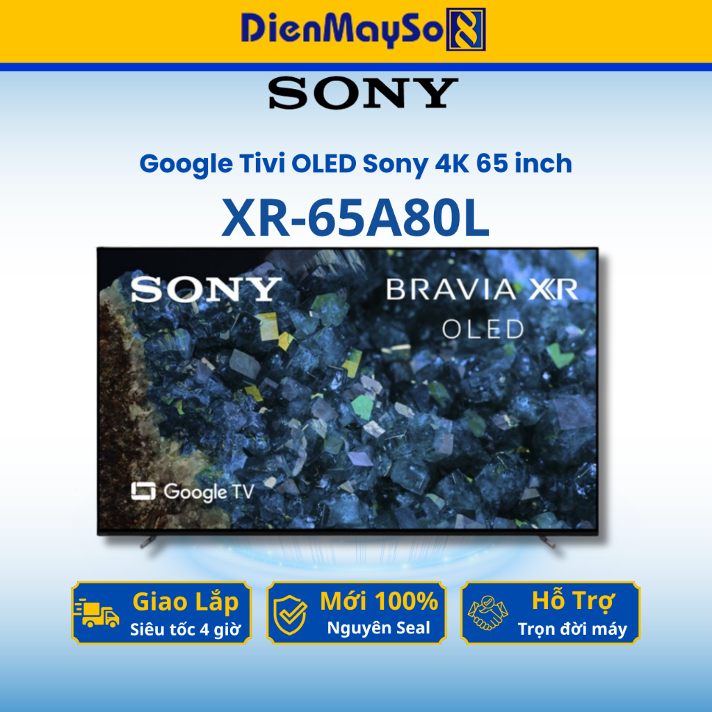 Google Tivi OLED Sony 4K 65 inch XR-65A80L