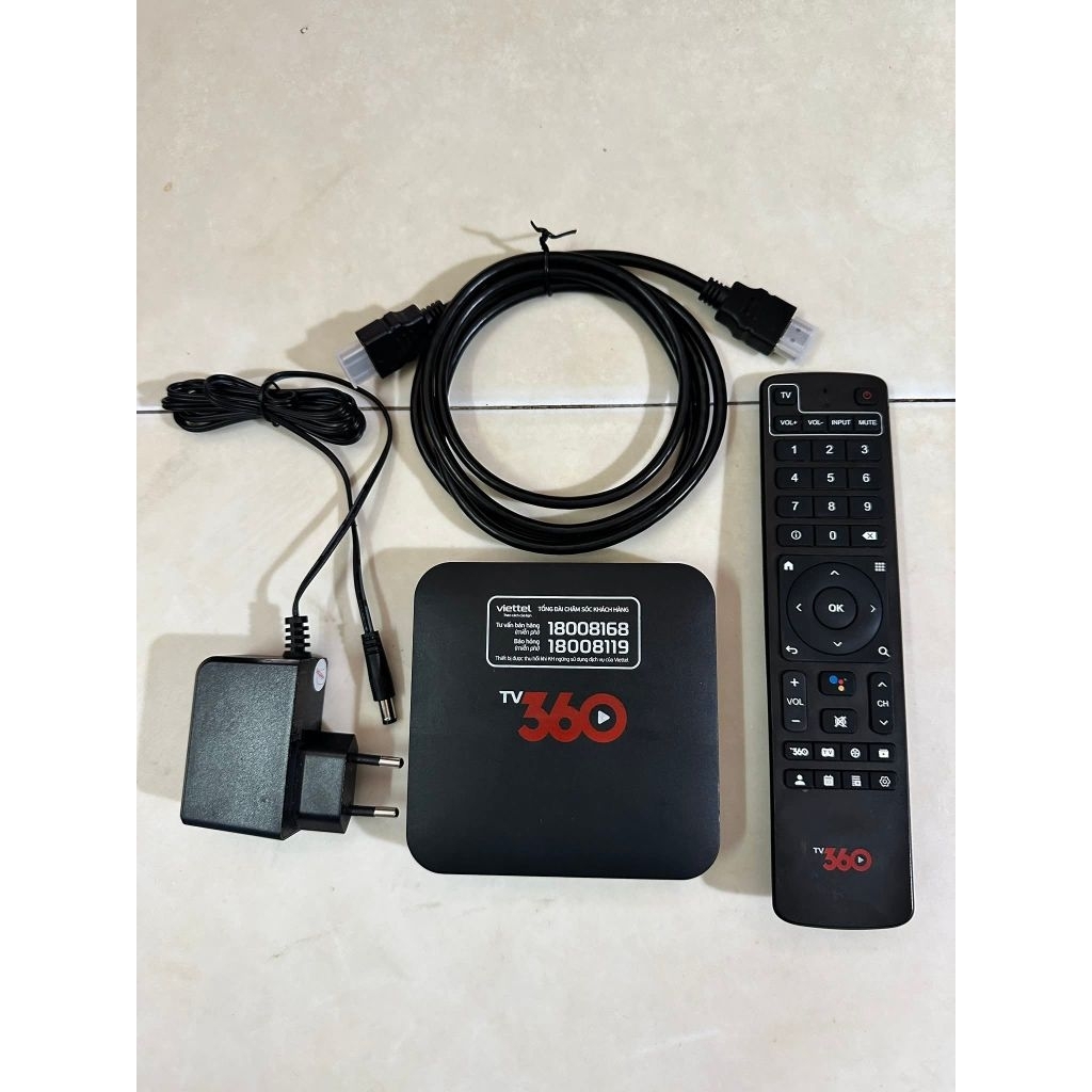 TV Box Android 360 HP40A Cũ TV box Remote Giọng Nói ATV