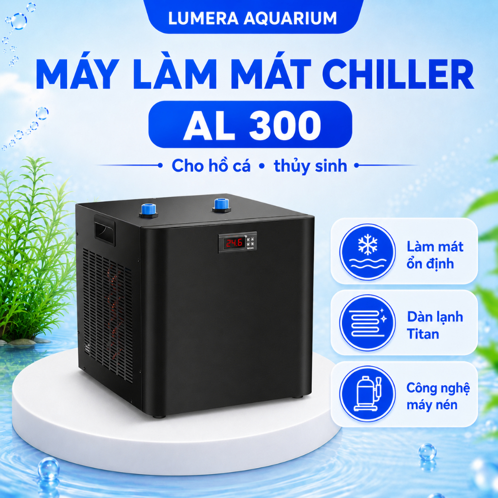 [Lumera Aquarium] Máy Làm Mát Chiller AL 300 Cho Hồ Cá, Thủy Sinh