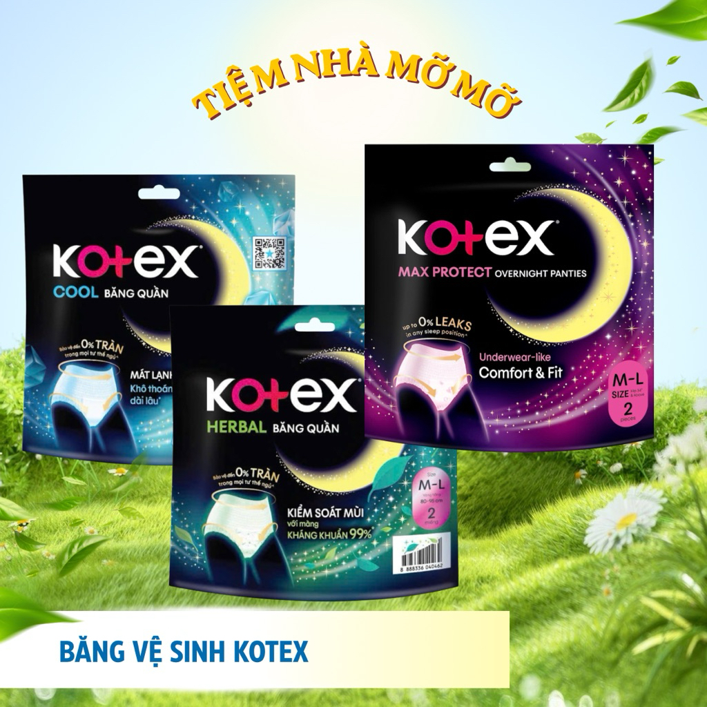 Combo Trải Nghiệm 3 Gói Băng Quần Kotex