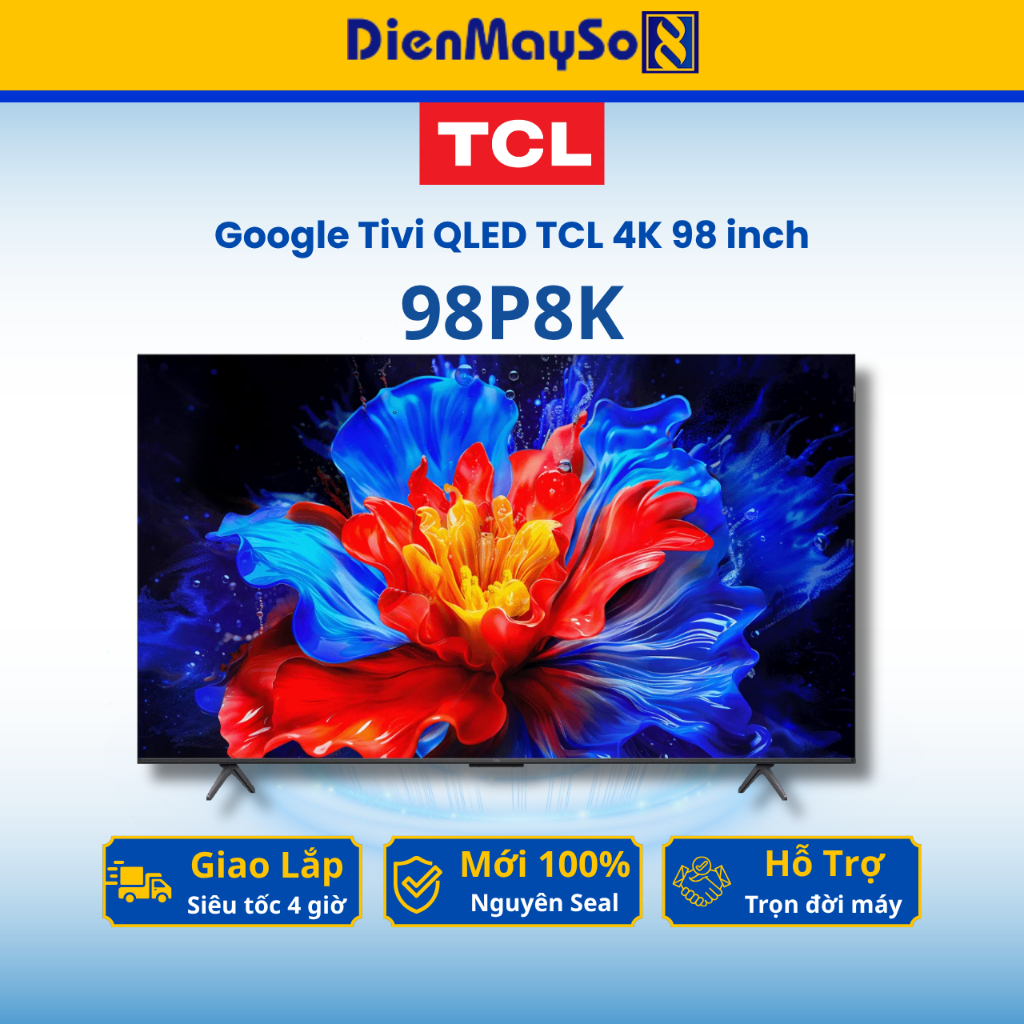 Google Tivi QLED TCL 4K 98 inch 98P8K