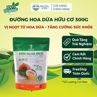 Đường hoa dừa Sokfarm 100% Organic, đặc sản Trà Vinh, thơm mát, ngọt thanh, ổn định đường huyết - 300gr