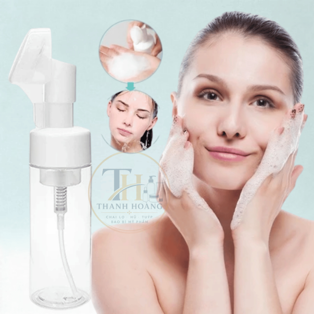 Chai Tạo Bọt Foam Bottle 100ml/150ml Chiết Mỹ Phẩm Tiện Dụng