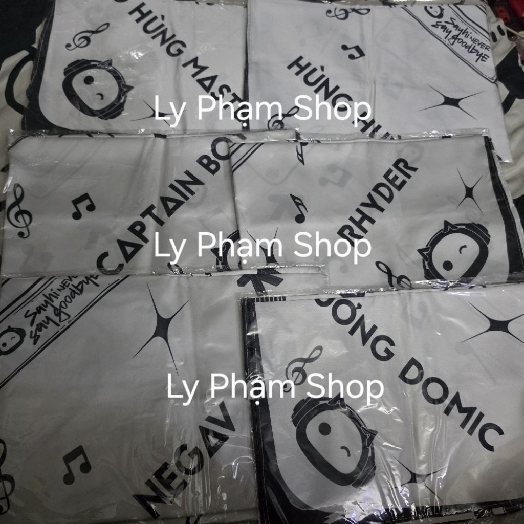 Khăn Bandana official ANH TRAI SAY HI DAY 9 (ver xám)