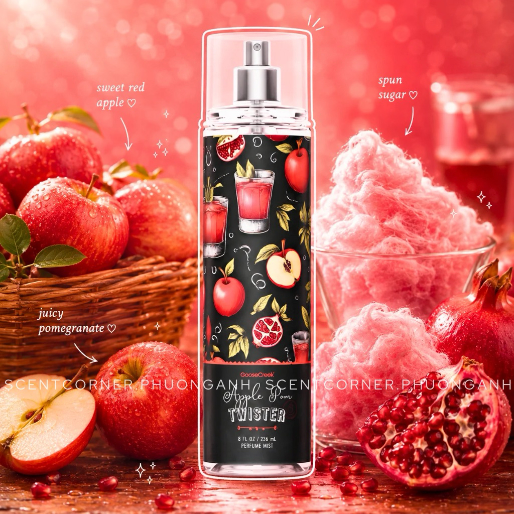 [ Mini để thử mùi ] APPLE POM TWISTER - Body mist Goose Creek