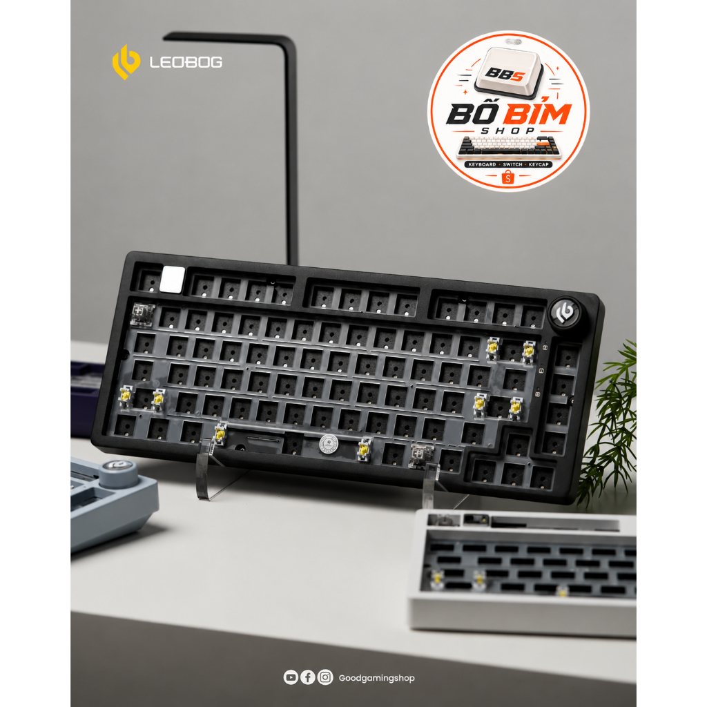 🔥Kit Bàn Phím Cơ Leobog Hi75C Pro 3 Mode | Nhôm CNC | Gasket Mount | Hotswap 3/5 Pin | RGB | BigBuy360 - bigbuy360.vn