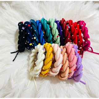 mấn đội đầu lụa điểm hoa cho mẹ và bé sỉ+lẻ( bé từ 1-2 tuổi báo shop )