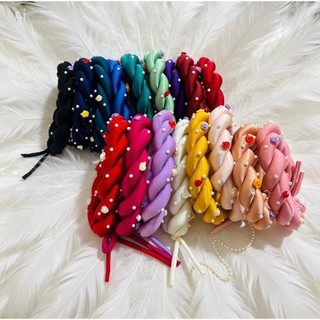 mấn đội đầu lụa điểm hoa cho mẹ và bé sỉ+lẻ( bé từ 1-2 tuổi báo shop )