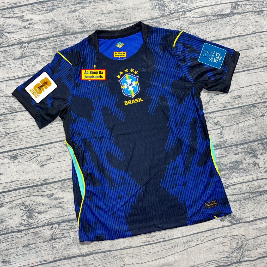 ÁO BÓNG ĐÁ PLAYER ĐỘI TUYỂN BRASIL - MẪU WC 2026 HÀNG NK THÁI CAO CẤP