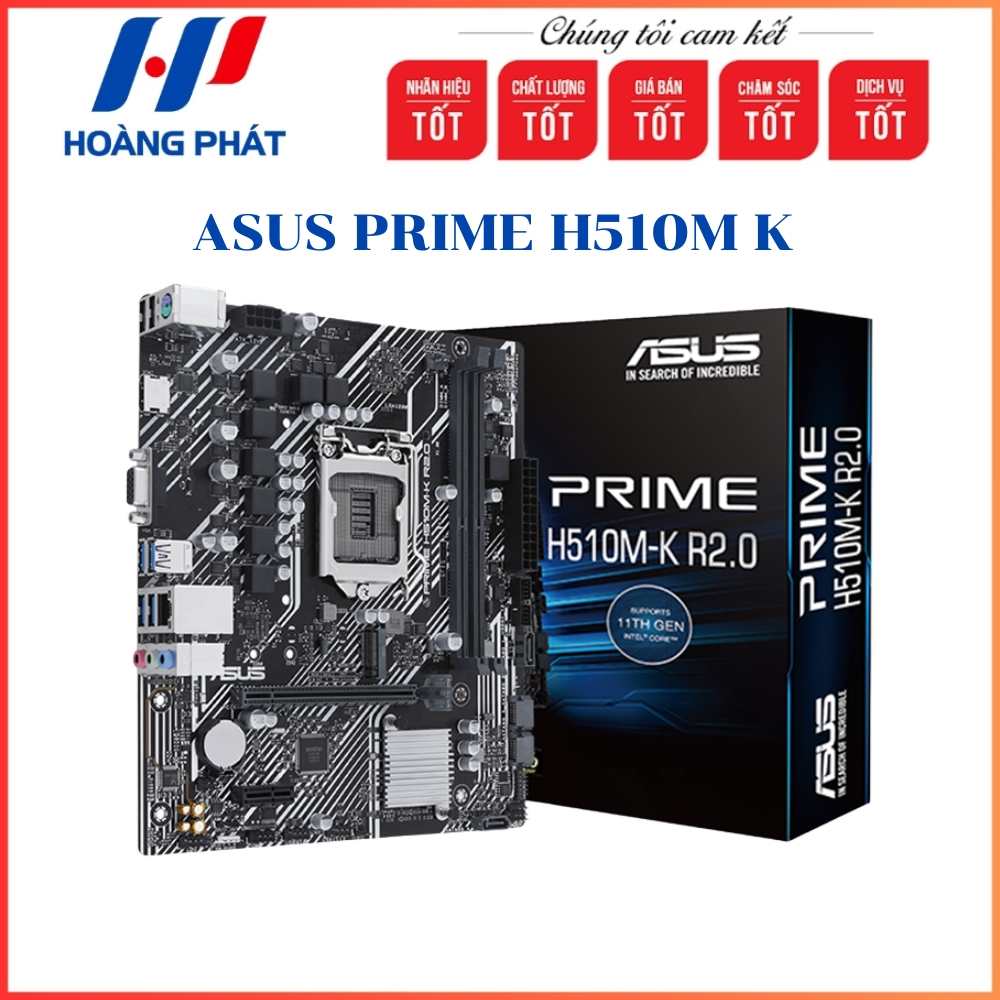 Bo Mạch Chủ ASUS PRIME H510M K - Hàng Chính Hãng