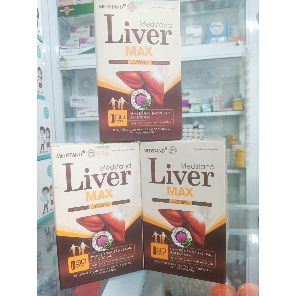 [5TẶNG 1] VIÊN UỐNG GIẢI ĐỘC GAN LIVER MAX LỌ 30VIÊN