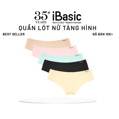  Combo 5 quần lót nữ su lưng vừa không đường may không lộ viền iBasic V188