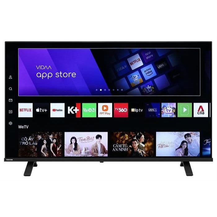 Chân tivi Toshiba FHD 43 inch 43V31MP chính hãng, bao gồm đầy đủ bộ vít lắp chân kèm theo