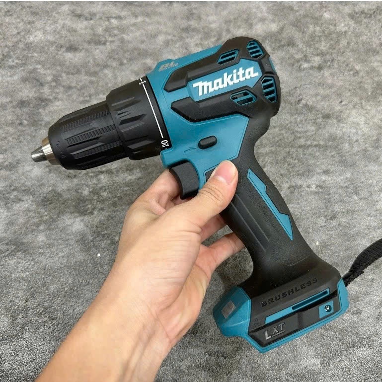 Máy khoan 3 chức năng DHP490 Makita, động cơ không than, bảo hành 12 tháng chính hãng (CHƯA PIN VÀ S
