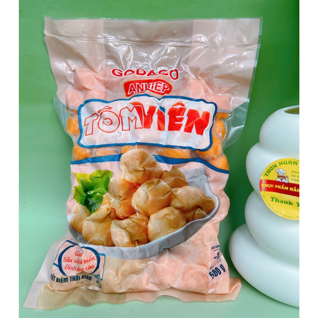 500g tôm  viên Surimi , chiên, thả lẩu,....