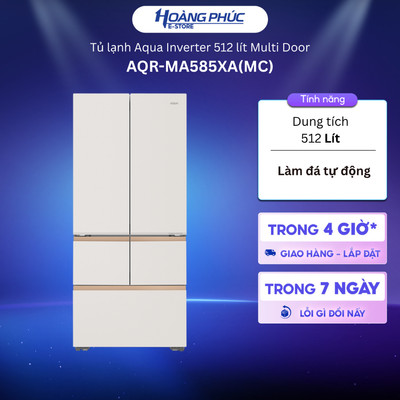 AQR-MA585XA(MC)U1 - Tủ Lạnh Aqua Inverter 512 lít Multi Door AQR-MA585XA(MC) {Ship HCM 0Đ}