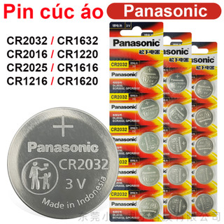 (Vỉ 5 Viên) Pin cúc áo CR1216, CR1220, CR1616, CR1620, CR1632, CR2016, CR2025, CR2032, CR2430