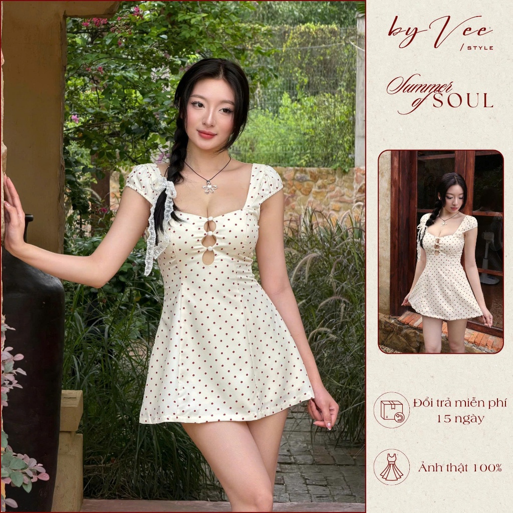 Đầm caro 3 cúc Indy Dress - ByVeeStyle, Váy đầm dáng ngắn ôm body tôn dáng thiết kế xinh đi chơi, đi hẹn hò | BigBuy360 - bigbuy360.vn