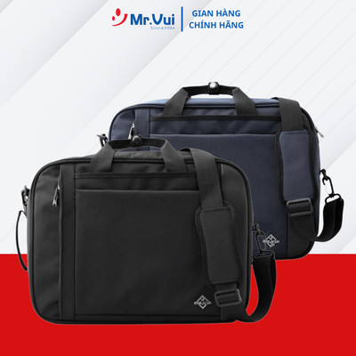 Cặp đa năng Mr Vui CNV 444 ngăn laptop 15.6 inch phù hợp đi học và đi làm (40 x 30 x 14 cm)