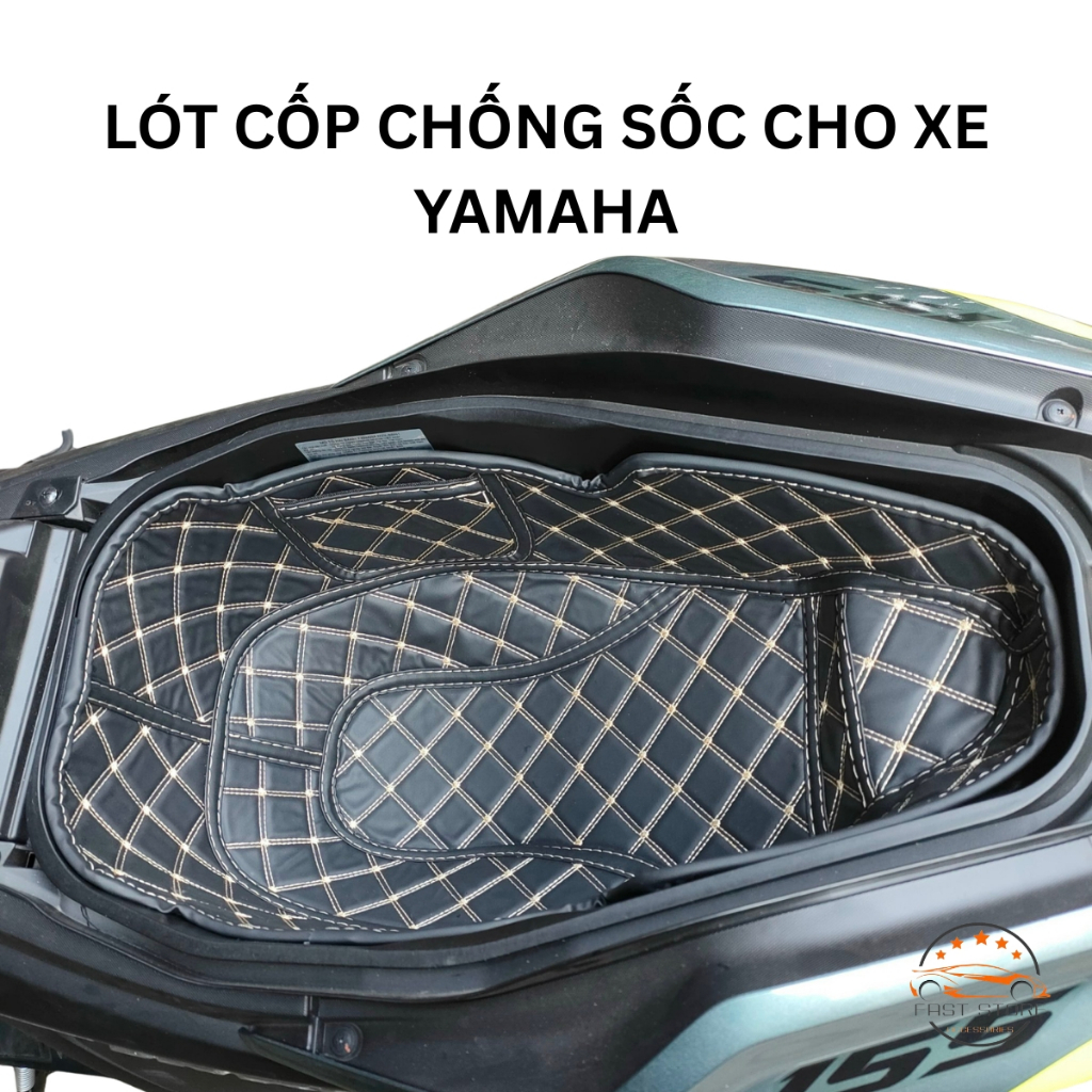 Lót Cốp Da Cách Nhiệt Chống Sốc Chống Nóng Xe YAMAHA NVX V1 NVX V2 NVX V3 NEW Có Túi Đựng Giấy Tờ