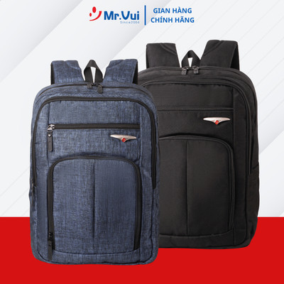 Balo Laptop Mr.Vui BLLT 986, Balo đi làm, đi học, Kích Thước (41x30x14cm), Bảo Hành 2 Năm