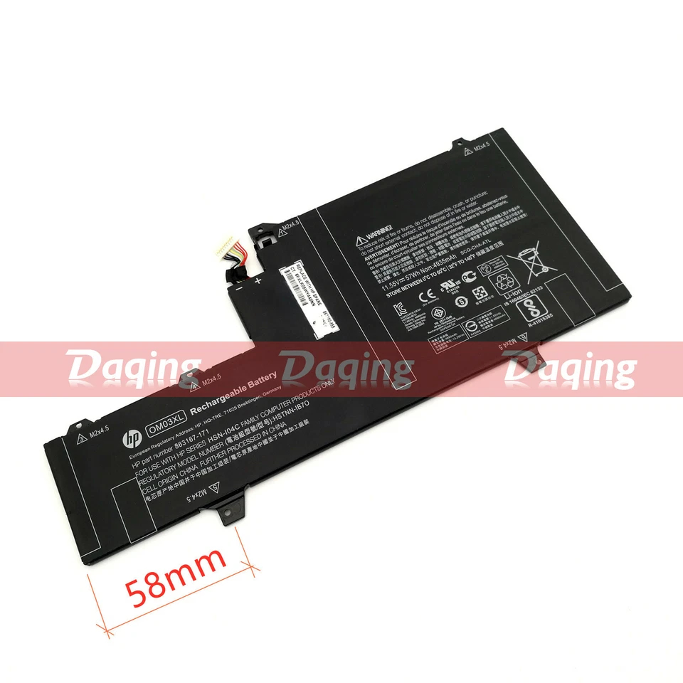 Pin (Original) HP EliteBook X360 1030 G2 OM03XL Battery