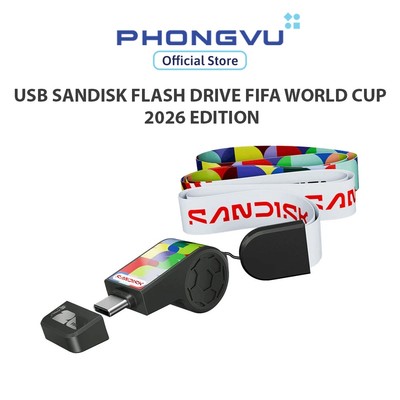 USB SanDisk Flash Drive FIFA World Cup 2026 Edition - Bảo hành 60 tháng