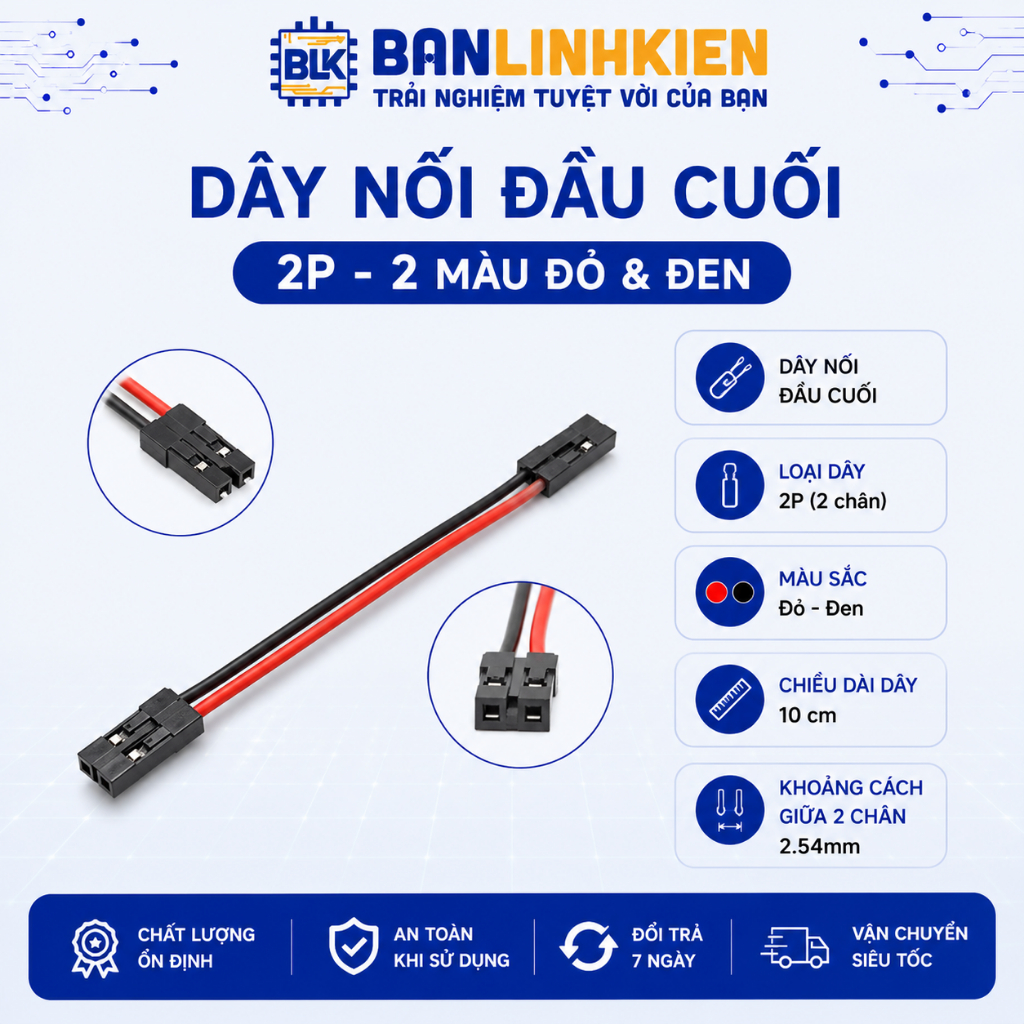 Combo 3 Dây SM 2.54-2P, 3P, 4P, 6P  BANLINHKIEN