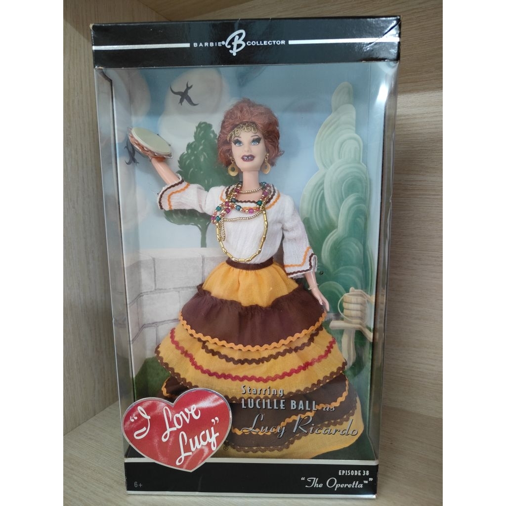 (Worn box) Búp bê barbie doll as Lucy Ricardo