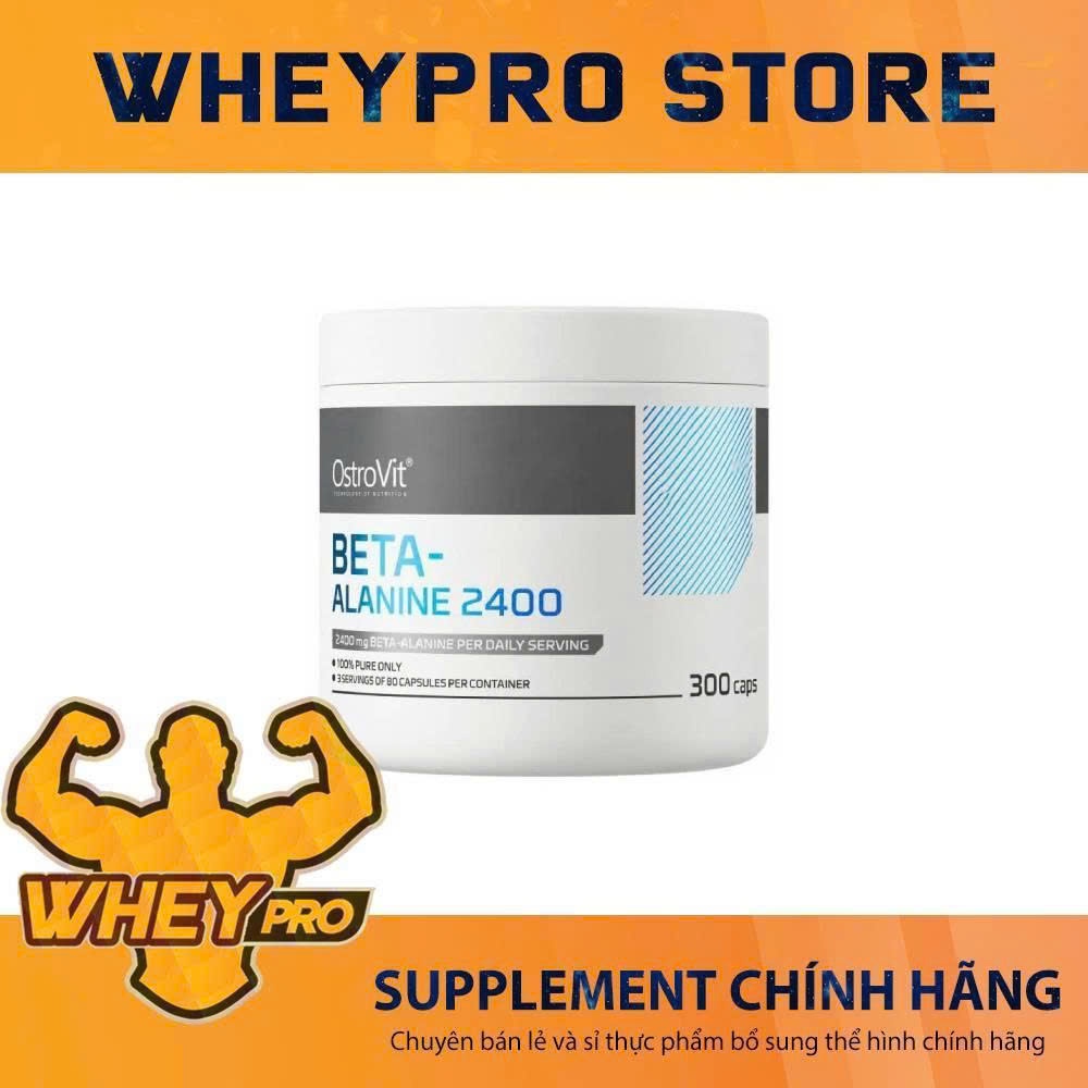 Beta-Alanine 2400 OstroVit Quy Cách 300 Tablets Tiện Dụng