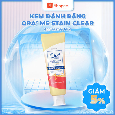 Kem đánh răng ORA2 hương táo & hoa hồng 140g
