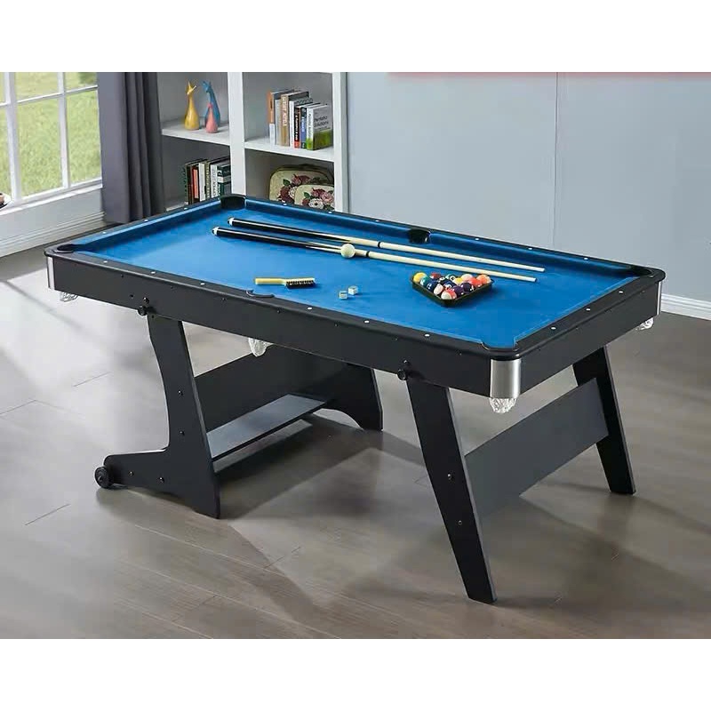 Bàn Bida 1m6 Cỡ Lớn Ipool Z4 Chân Gập Gọn, Bánh Xe Di chuyển,Bi A Lỗ 1,6m Mini Full Phụ Kiện Nỉ Nhập