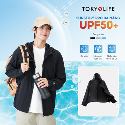 Áo chống nắng nam SunStop Pro đa năng, thoáng khí TOKYOLIFE 40003397 TDH