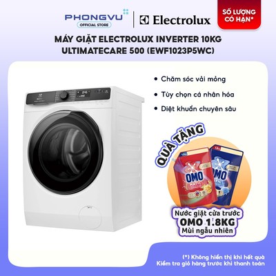 Máy giặt Electrolux Inverter 10kg UltimateCare 500 - Lồng ngang - Bảo hành 24 tháng